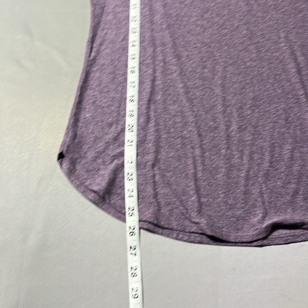 Purple market and spruce athleisure shirt size medium cowl neck - Picture 7 of 9
